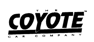 THE COYOTE CAR COMPANY logo