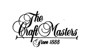 THE CRAFT MASTERS SINCE 1888 logo
