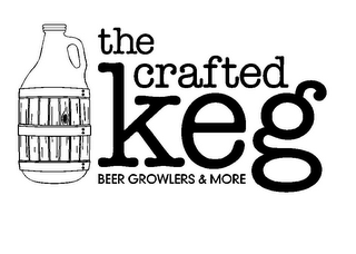 THE CRAFTED KEG BEER GROWLERS & MORE logo