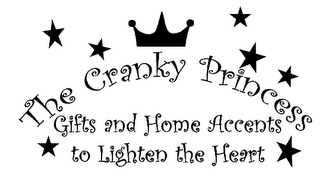THE CRANKY PRINCESS GIFTS AND HOME ACCENTS TO LIGHTEN THE HEART logo