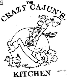 THE CRAZY CAJUN'S KITCHEN logo