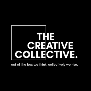 THE CREATIVE COLLECTIVE. OUT OF THE BOX WE THINK, COLLECTIVELY WE RISE. logo