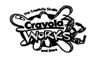 THE CREATIVITY STUDIO CRAYOLA WORKS AND STORE logo