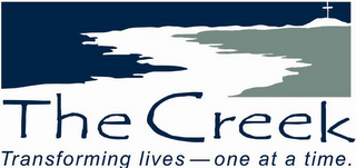 THE CREEK --TRANSFORMING LIVES ONE AT A TIME logo
