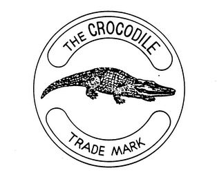 THE CROCODILE TRADE MARK logo