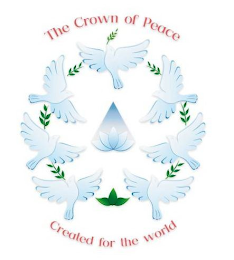 THE CROWN OF PEACE CREATED FOR THE WORLD logo