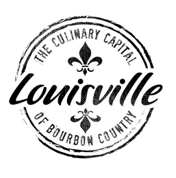 THE CULINARY CAPITAL OF BOURBON COUNTRY LOUISVILLE logo