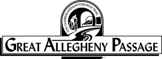 THE CUMBERLAND & PITTSBURGH TRAIL GREATALLEGHENY PASSAGE logo