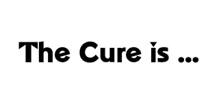 THE CURE IS... logo