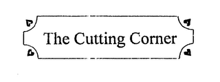 THE CUTTING CORNER logo