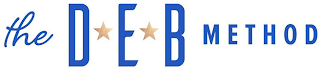 THE D E B METHOD logo