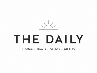 THE DAILY COFFEE · BOWLS · SALADS · ALL DAY logo