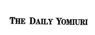 THE DAILY YOMIURI logo