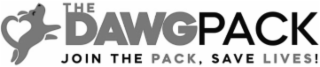 THE DAWGPACK  JOIN THE PACK, SAVE LIVES! logo