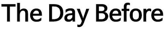 THE DAY BEFORE logo