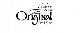 THE DEAD SEA MINERAL ORIGINAL BATH SALTS logo