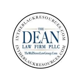 THE DEAN LAW FIRM PLLC THEWALLSTREETLAWGROUP.COM INTHEBLACKRESOURCES.COM logo