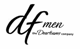 THE DEARFOAMS COMPANY DF MEN logo