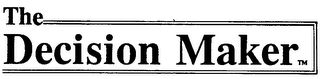 THE DECISION MAKER logo