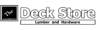 THE DECK STORE LUMBER AND HARDWARE WWW.BESTDECK.COM logo