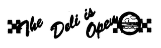 THE DELI IS OPEN logo