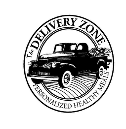 THE DELIVERY ZONE PERSONALIZED HEALTHY MEALS logo
