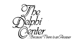 THE DELPHI CENTER...BECAUSE THERE IS AN ANSWER logo