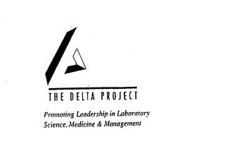 THE DELTA PROJECT PROMOTING LEADERSHIP IN LABORATORY SCIENCE, MEDICINE & MANAGEMENT logo