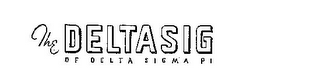 THE DELTASIG OF DELTA SIGMA PI logo