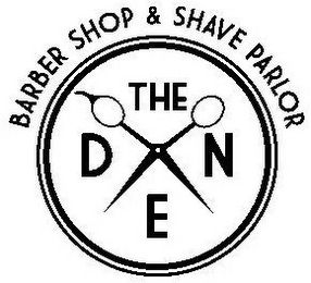 THE DEN BARBER SHOP & SHAVE PARLOR logo