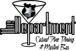 THE DEPARTMENT CASUAL FINE DINING & MARTINI BAR logo