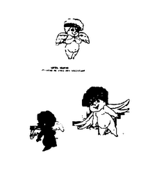 THE DESIGN CONSIST OF ANIMATED BABY ANGELS CALLED ANGEL BABIES logo