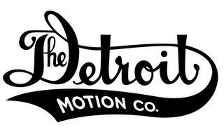 THE DETROIT MOTION CO. logo