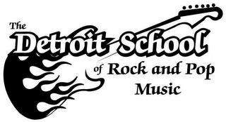 THE DETROIT SCHOOL OF ROCK AND POP MUSIC logo