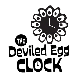 THE DEVILED EGG CLOCK logo