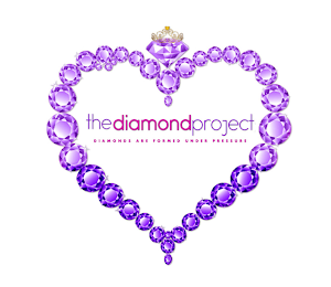THE DIAMONDPROJECT DIAMONDS ARE FORMED UNDER PRESSURE logo