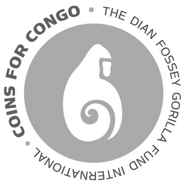 THE DIAN FOSSEY GORILLA FUND INTERNATIONAL · COINS FOR CONGO · logo