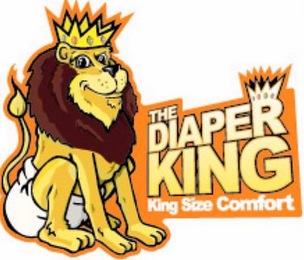 THE DIAPER KING KING SIZE COMFORT logo