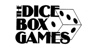 THE DICE BOX GAMES logo