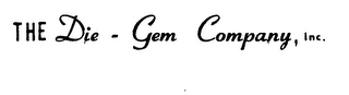 THE DIE-GEM COMPANY, INC. logo