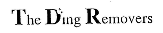 THE DING REMOVERS logo