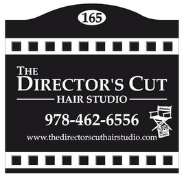 THE DIRECTORS CUT HAIR STUDIO 165 WWW. THEDIRECTORSCUTHAIRSTUDIO.COM logo