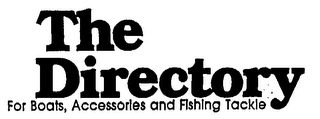 THE DIRECTORY FOR BOATS, ACCESSORIES ANDFISHING TACKLE logo