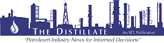 THE DISTILLATE AN SPL PUBLICATION ''PETROLEUM INDUSTRY NEWS FOR INFORMED DECISIONS'' logo