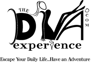 THE DIVA EXPERIENCE.COM ESCAPE YOUR DAILY LIFE...HAVE AN ADVENTURE logo