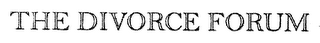 THE DIVORCE FORUM logo