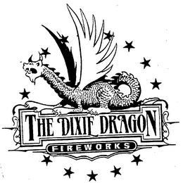 THE DIXIE DRAGON FIREWORKS logo