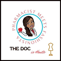 THE DOC IS HAUTE PHARMACIST MEETS FASHIONISTA logo