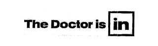 THE DOCTOR IS IN logo
