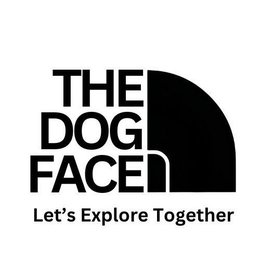 THE DOG FACE LET'S EXPLORE TOGETHER logo